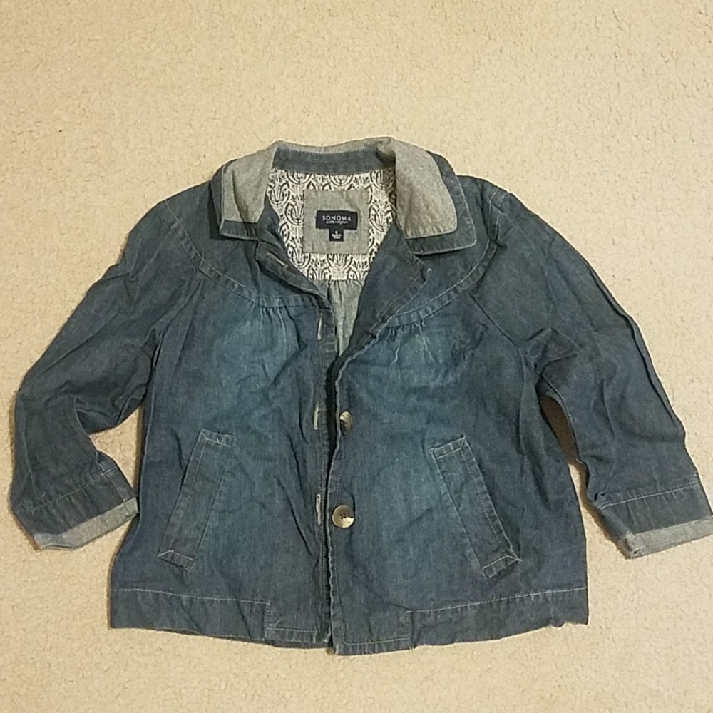 Sonoma demin jacket size S/ size 6